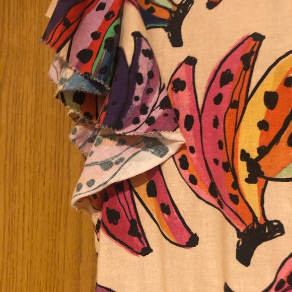 Farm Rio fun banana jumpsuit! So fun & bright! Size small - Picture 10 of 12